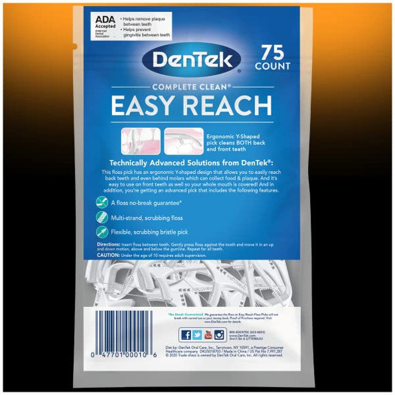 Dental Floss Picks with Fluoride Coating - Mint Flavor, 150 Count Pack