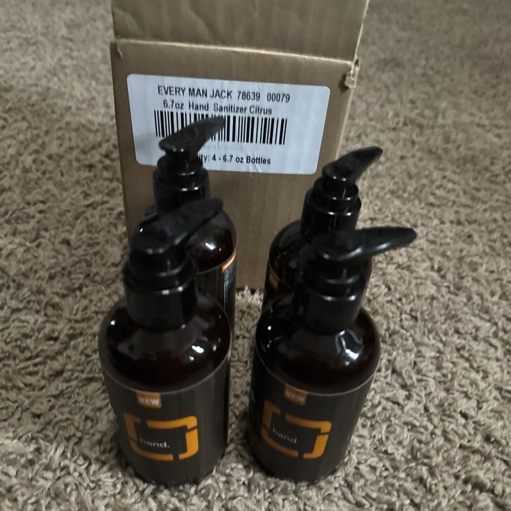 4-Pack Hydrating Hand Wash Pump Citrus 6.7 Oz - Everyday Hand Soap