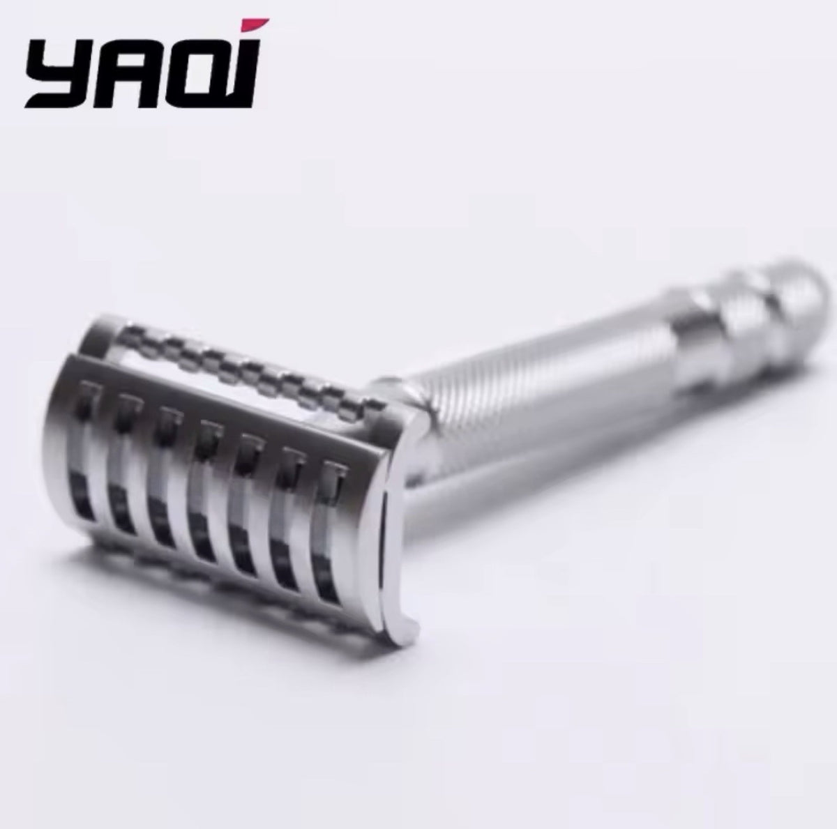 Stainless Steel Double Edge Safety Razor Head for Men - Yaqi Knight Helmet Design