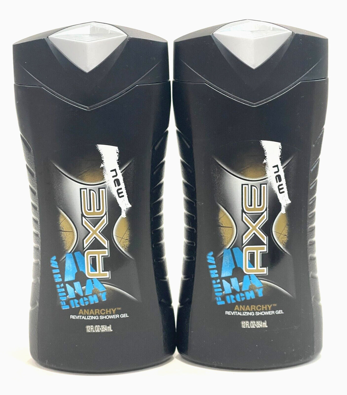 2 Pack Revitalizing Shower Gel for Him - Axe Anarchy 12 fl oz / 354 ml
