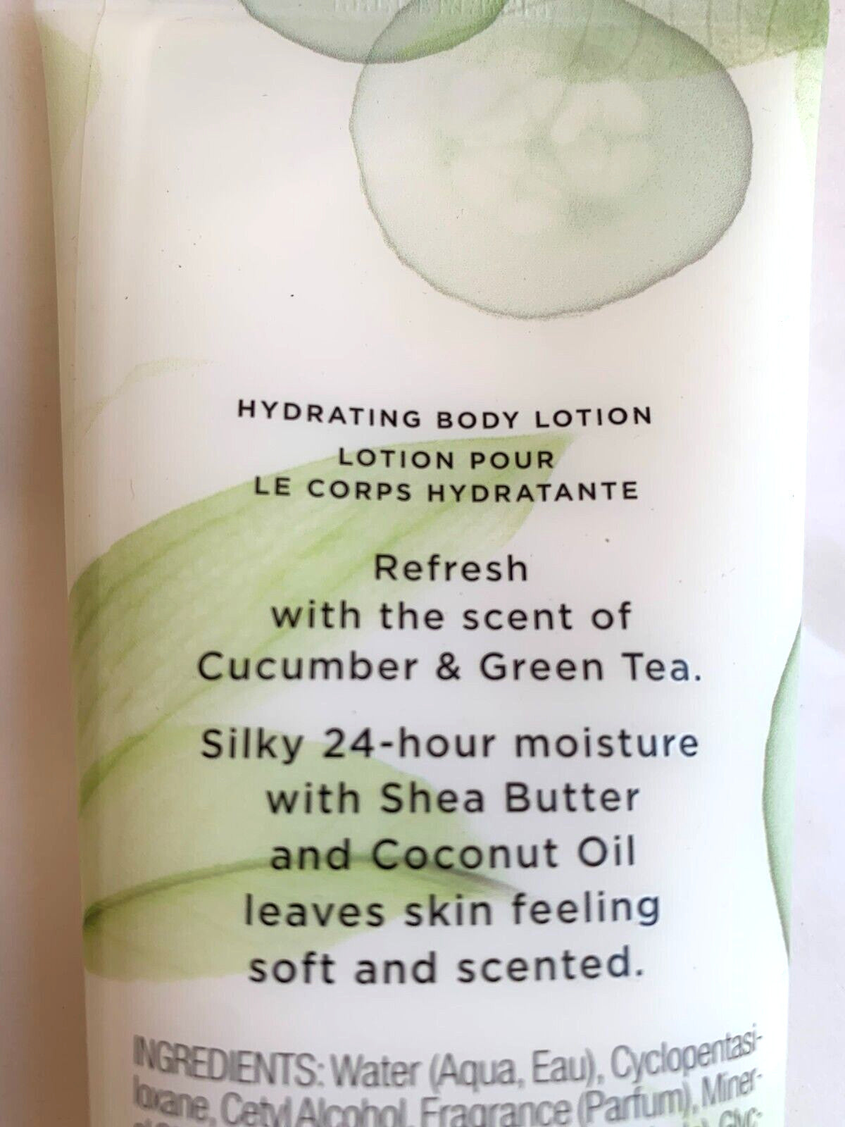 Cucumber Green Tea Fragrance Body Lotion Set - Hydrating 8oz 3-Pack
