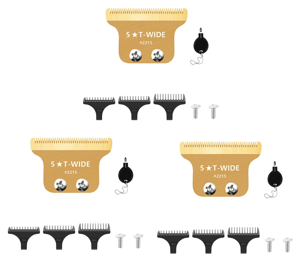 Replacement T-Wide Blade for Wahl Detailer Li & 5 Star Series Trimmers