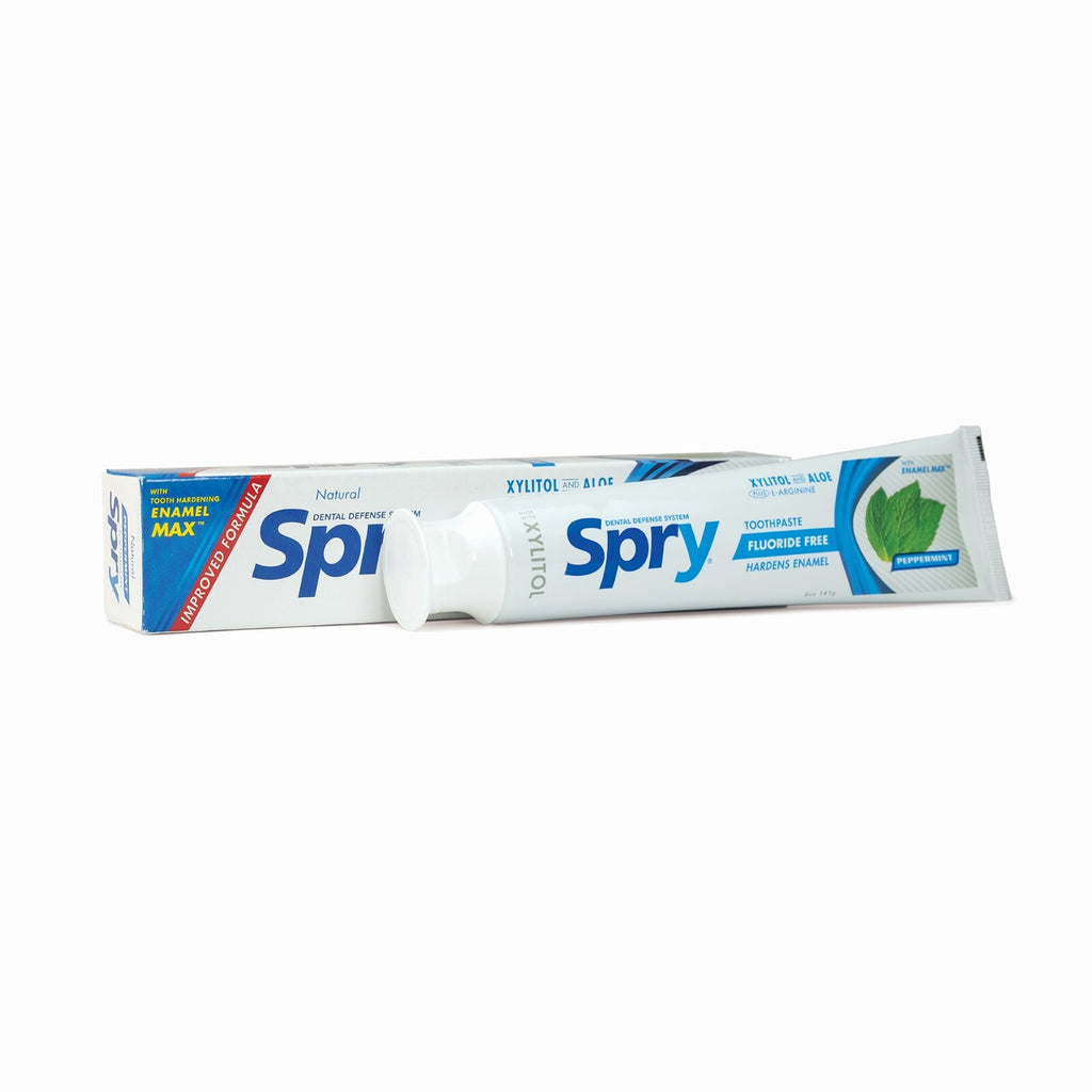 Natural Peppermint Xylitol Fluoride-Free Toothpaste for Bright Smiles - Pack of 1