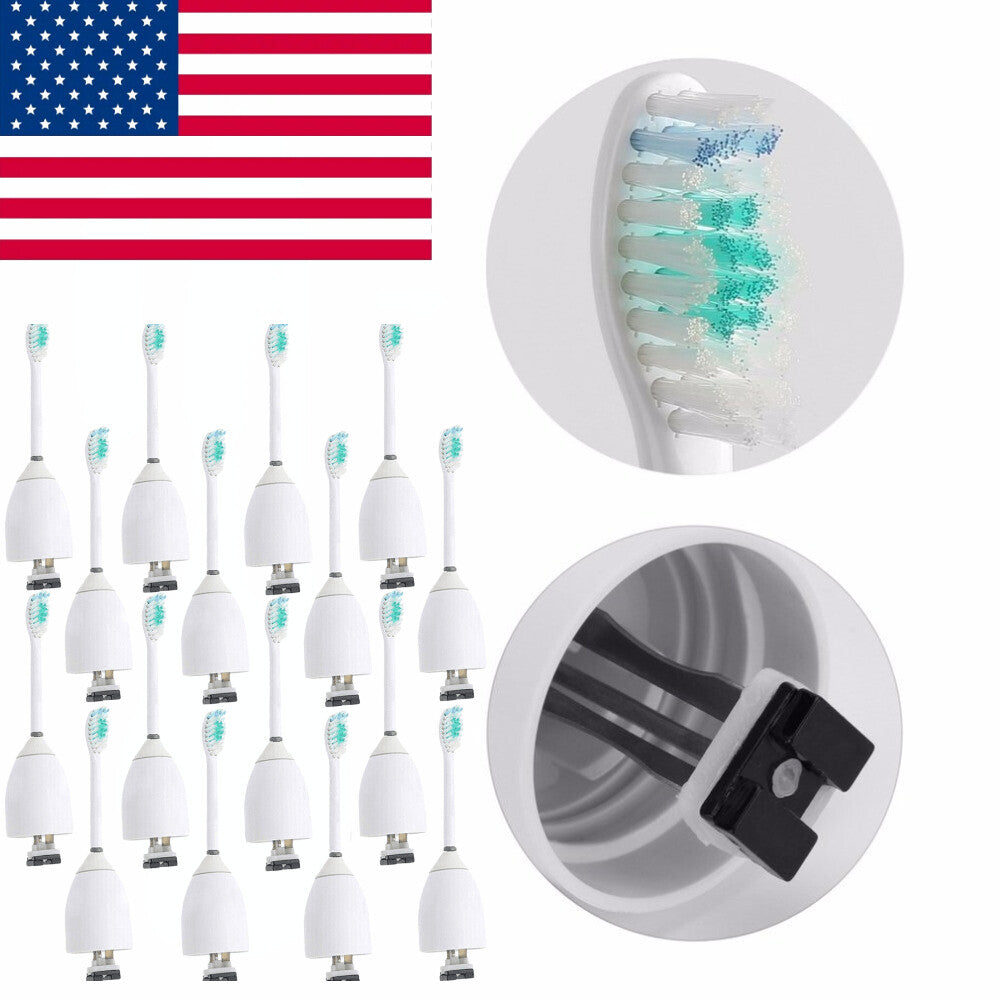 Electric Toothbrush Replacement Heads for Sonicare E Series - 2, 4, 6, 8 Pack
