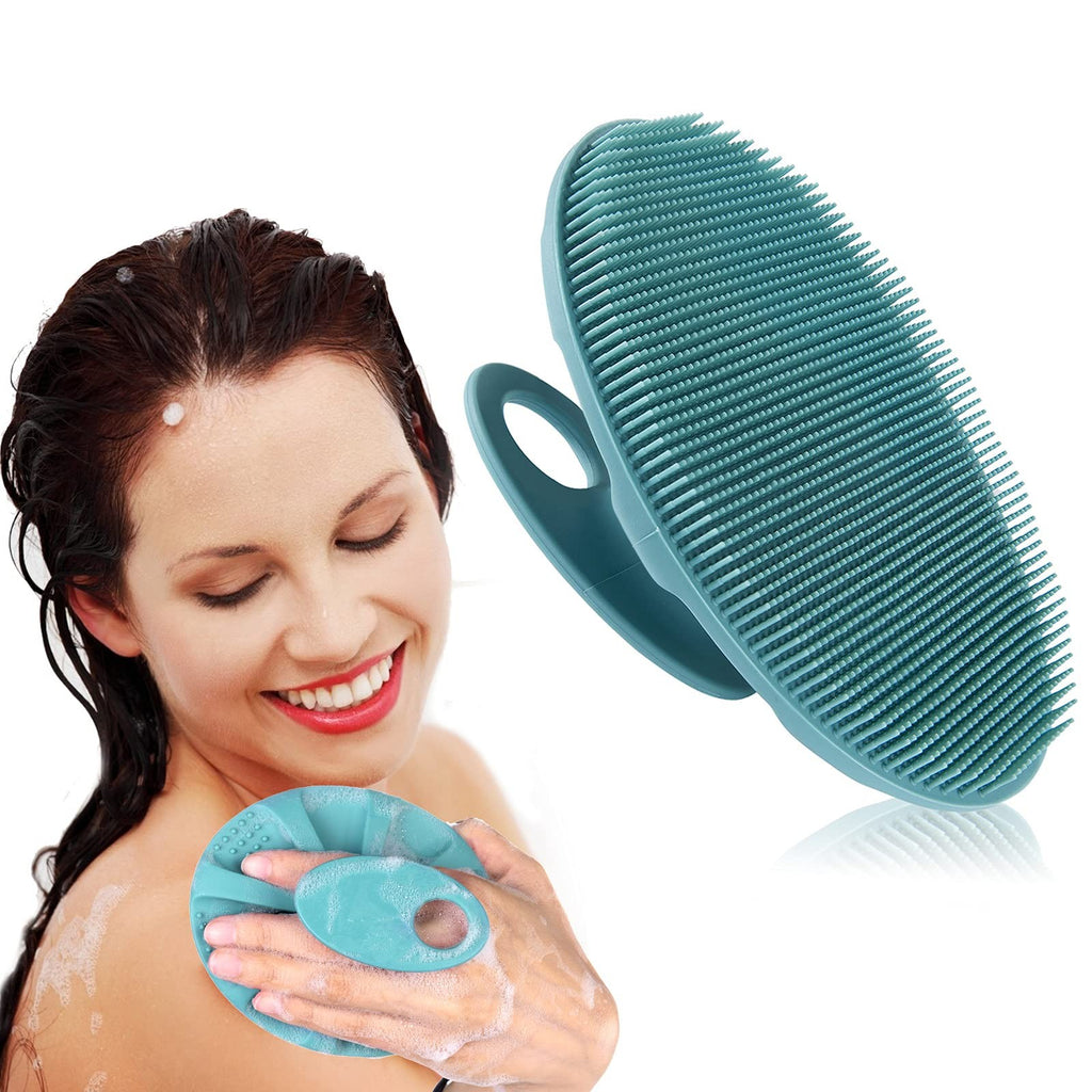 Silicone Body Cleansing Brush Shower Scrubber Exfoliating Bath Tool