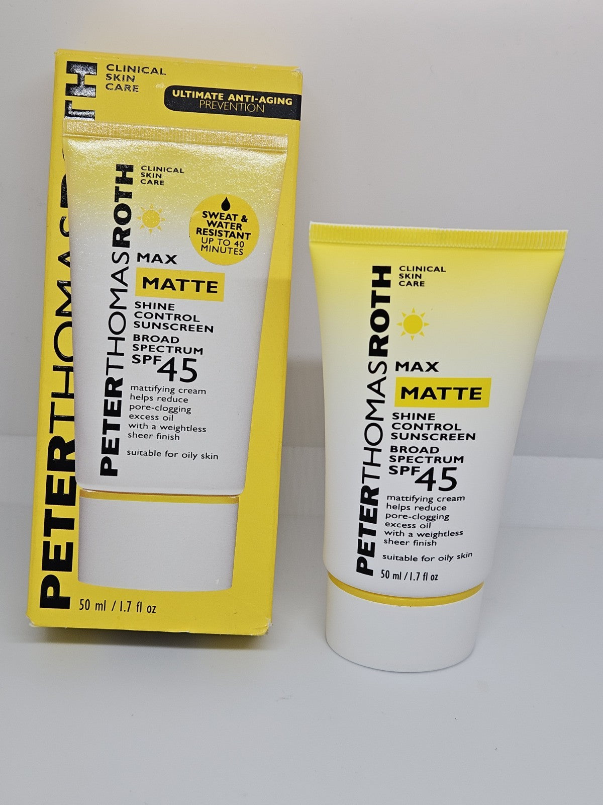 Peter Thomas Roth Max Matte Shine Control Sunscreen SPF 45 1.7oz - Oily Skin