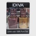DND Diva Duo Gel & Lacquer Nail Polish Set 239 Chestnut Wonders