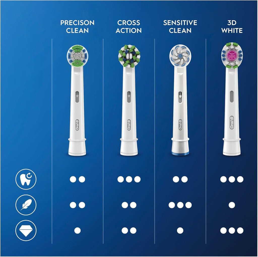 Oral-B Precision Clean Electric Toothbrush Heads 8 Pack - Compatible & Recyclable
