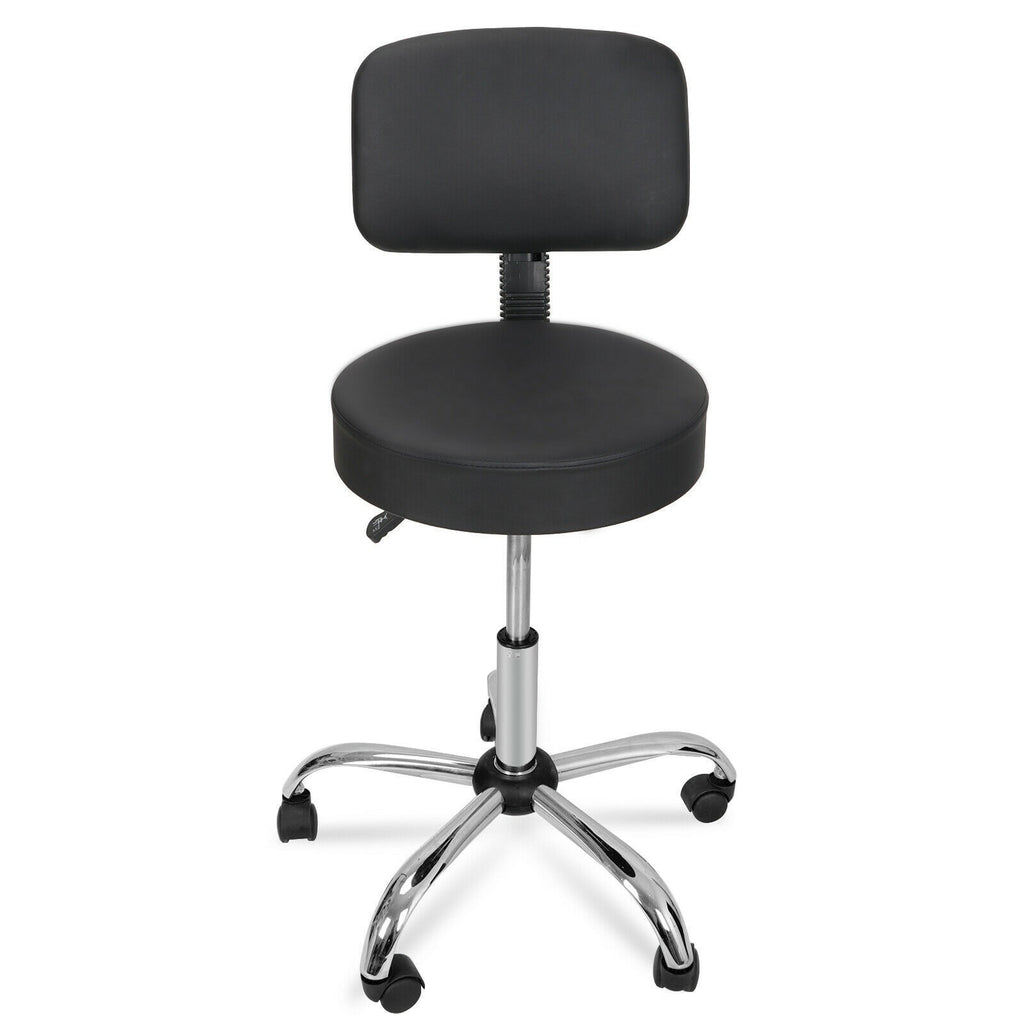 Adjustable Hydraulic Salon Hair Chair with Swivel and Back Rest