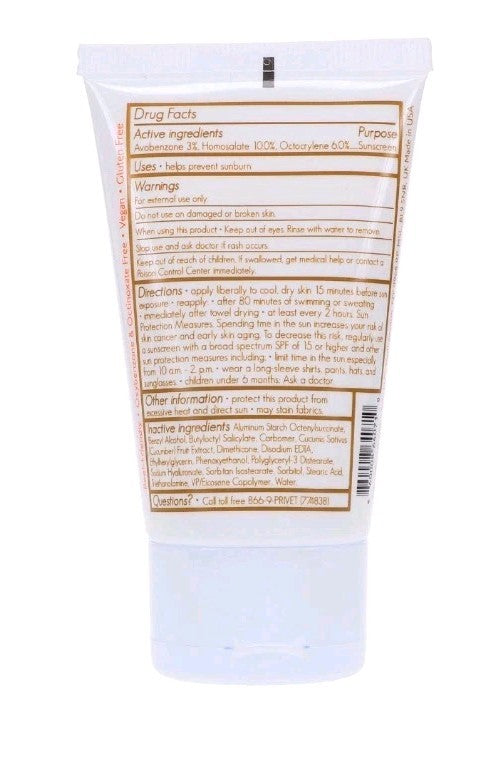 SPF 45 Wrinkle Control Face Cream with Hyaluronic Acid - 2 oz