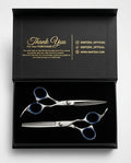 Professional Hair Scissors Set - 6 Inch Japanese Steel Thinning & Cutting Shears for Salon & Home