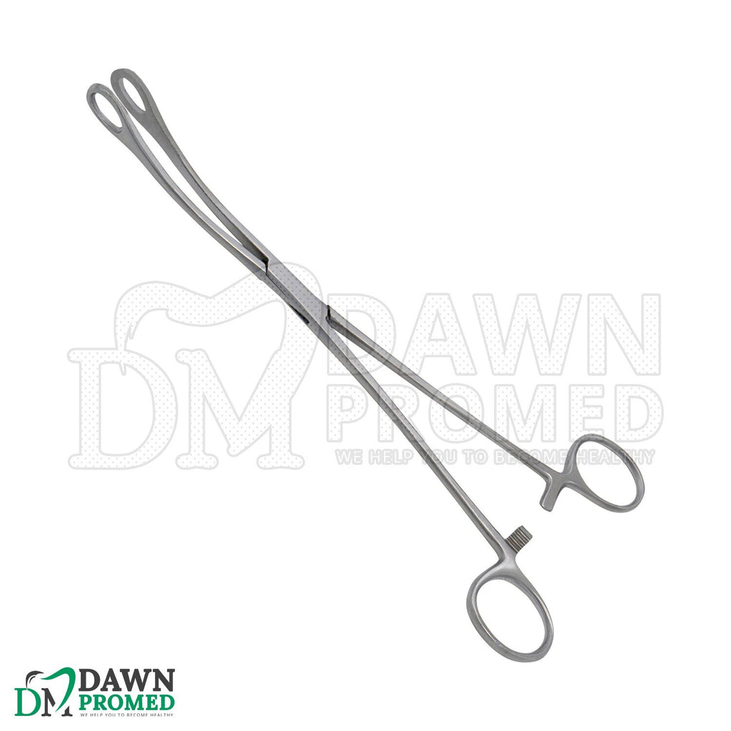 Sponge Forceps 7" Curved Smooth Jaws Hemostat - Medical Grade Stainless Steel