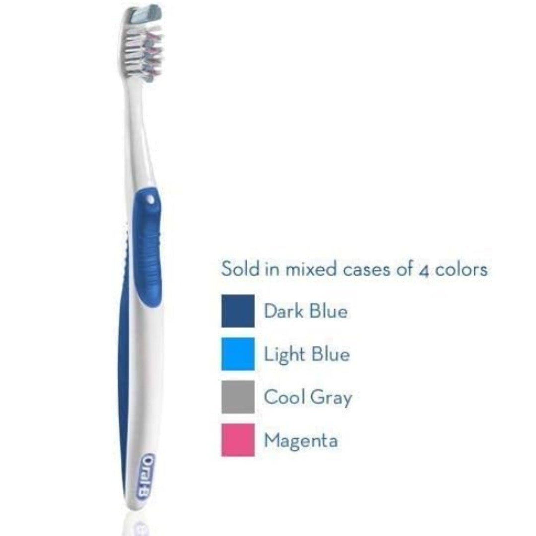 24 Pack Manual Toothbrushes with Extra Soft Bristles - Plaque Removal - Oral Care