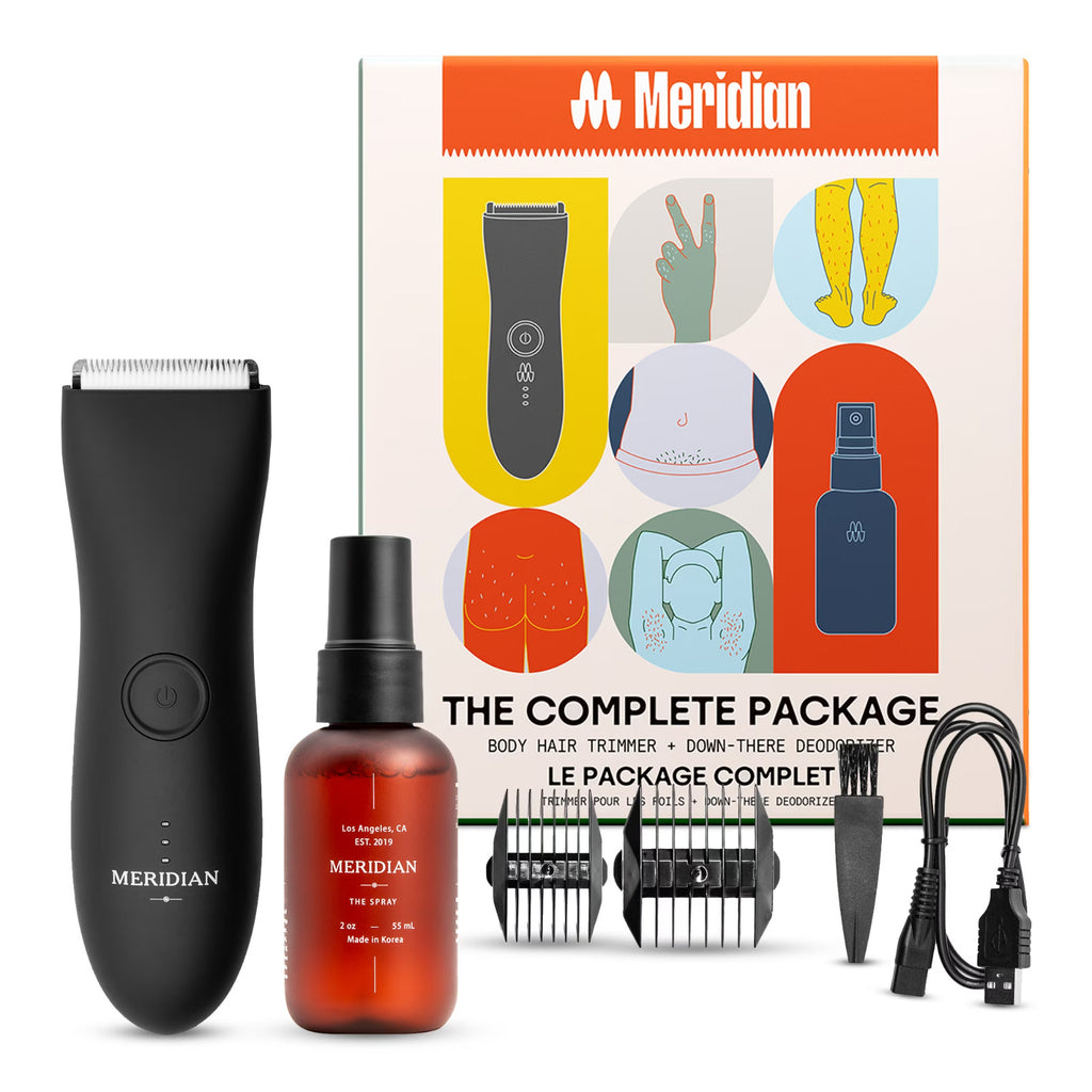 Waterproof Rechargeable Body Grooming Kit with Trimmer & Accessories