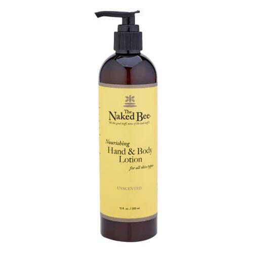 Unscented Hand & Body Lotion - Natural Moisturizer for Sensitive Skin 12 Oz