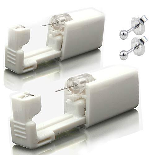 Ear Piercing Gun Kit for Ears – Self Piercing Tool with 2 Guns & Studs