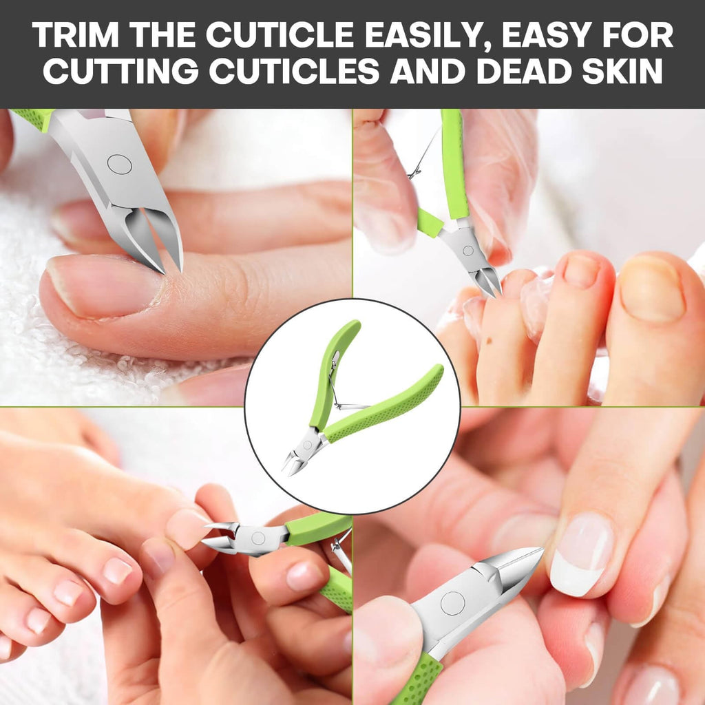 Professional Stainless Steel Nail Cuticle Trimmer - Precise Grooming Tool