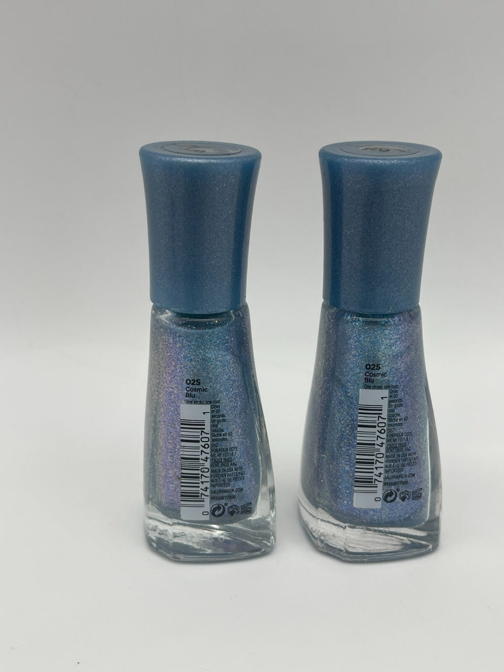 Nail Polish Set - Vibrant Blue Prismatic Shine, Quick Dry, Long-Lasting