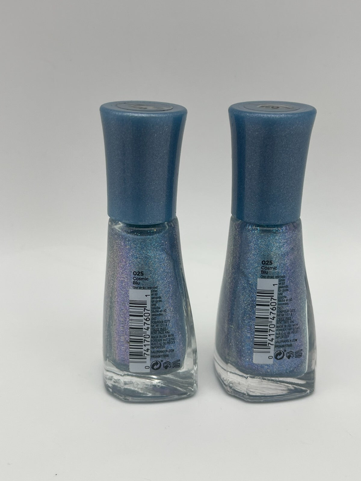Nail Polish Set - Vibrant Blue Prismatic Shine, Quick Dry, Long-Lasting