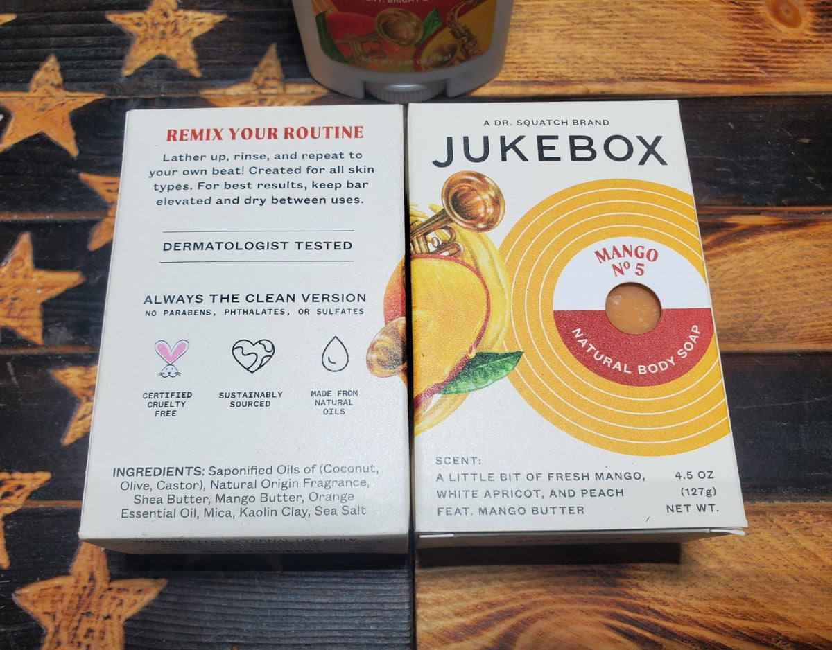 Jukebox Mango No. 5 Body Soap & Deodorant Set – Natural Fragrance for Women