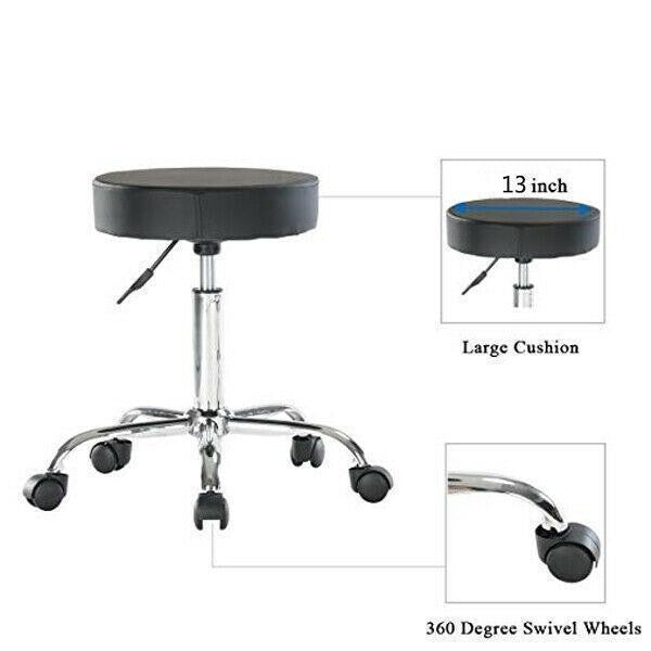 Adjustable Salon Barber Stool Swivel Hydraulic Massage Chair with Casters