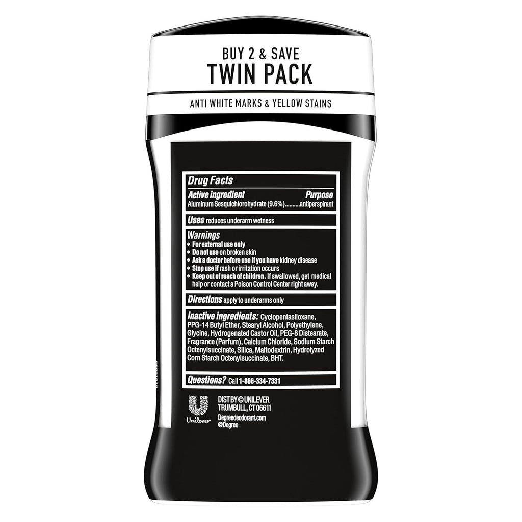 Men's UltraClear Antiperspirant Deodorant 2 Pack - Stain-Free, 72-Hour Protection
