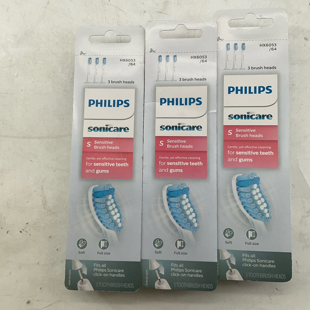 Philips Sonicare Sensitive Toothbrush Heads - 3 Packs of 3