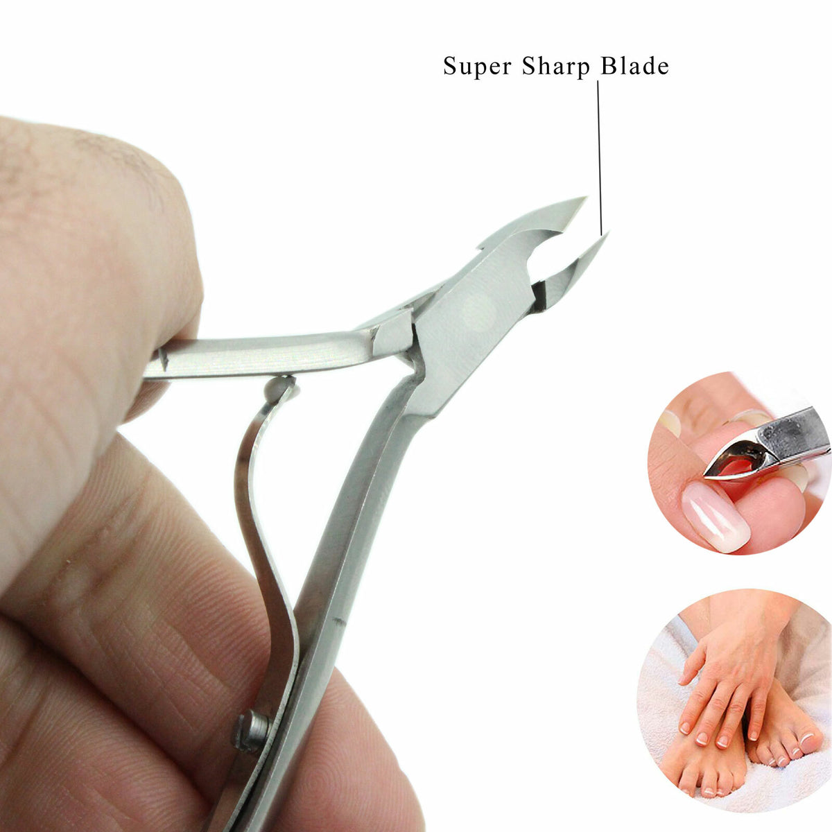 High Quality Stainless Steel Nail Cuticle Nippers - Precise Manicure Tool
