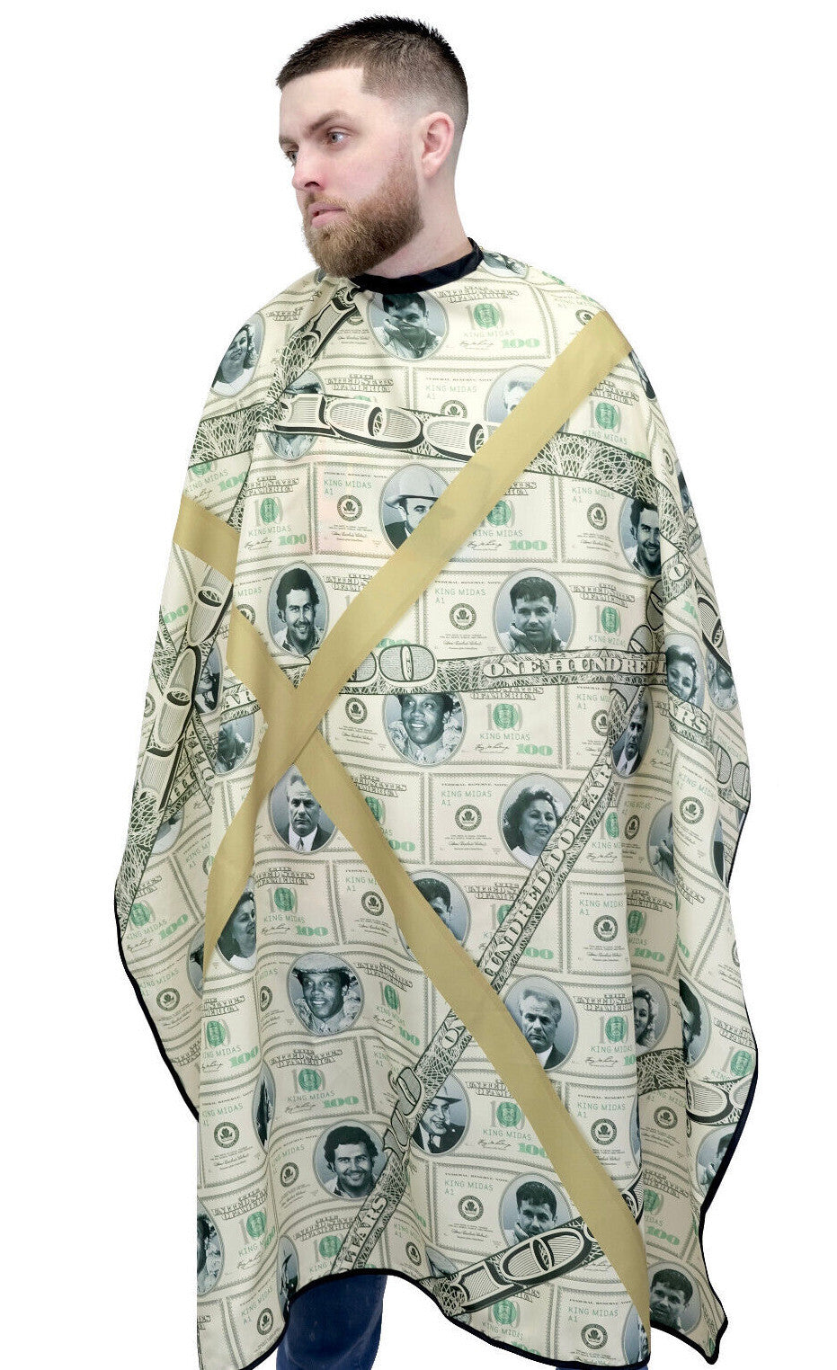 Professional Barber Apron and Cape Set - Water & Hair Proof Salon Uniform