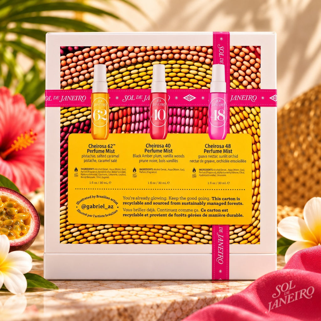 Sol de Janeiro Perfume Mist Gift Set - Travel Size, 3 Fragrances