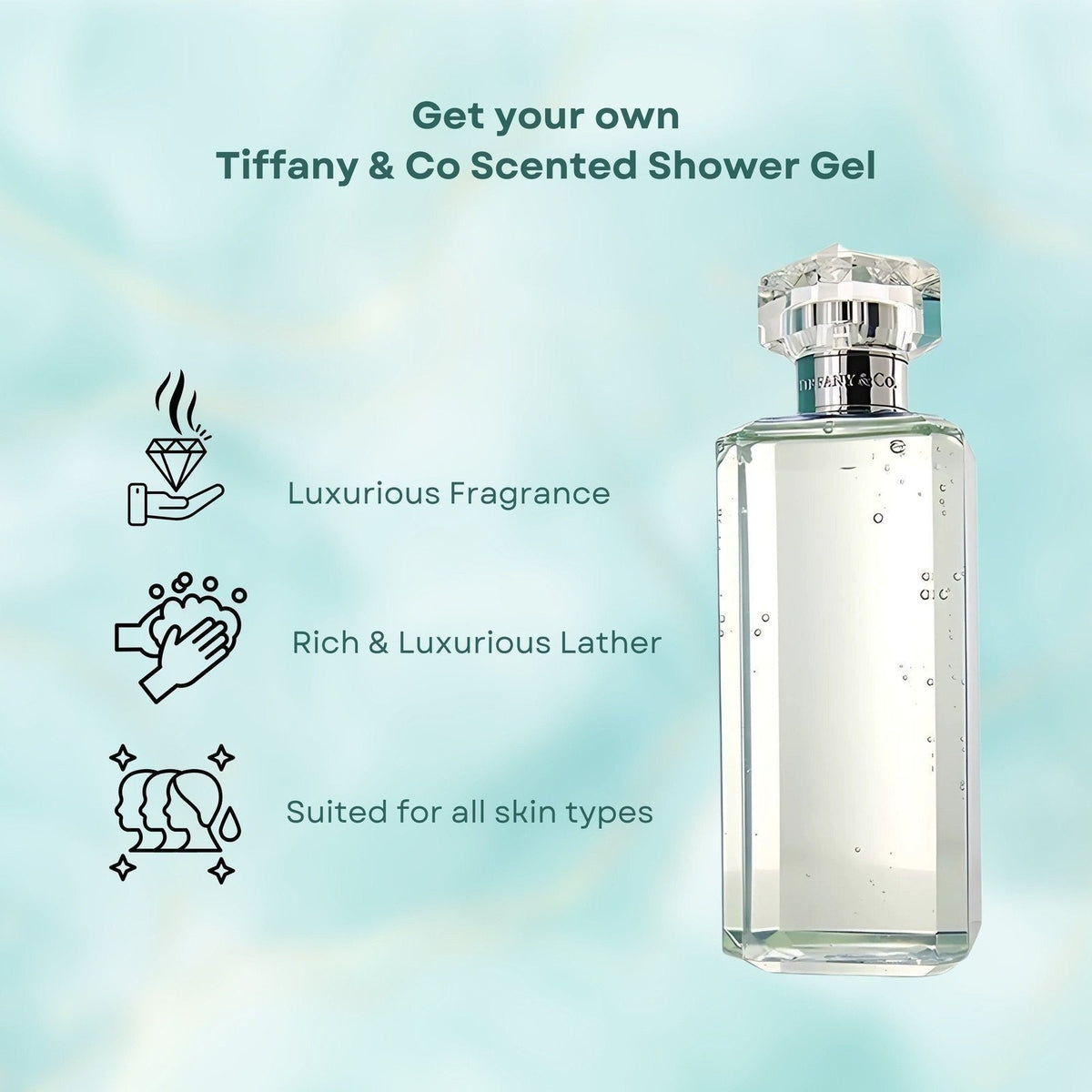 Tiffany & Co. Perfumed Shower Gel 200ml - Luxurious Fragrance & Gentle Cleansing