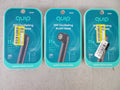 Pack of 6 Replacement Heads for Oscillating Toothbrush - Quip Compatible
