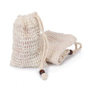 Natural Sisal Soap Bag Net Mesh Exfoliator Foaming Pouch Shower Saver