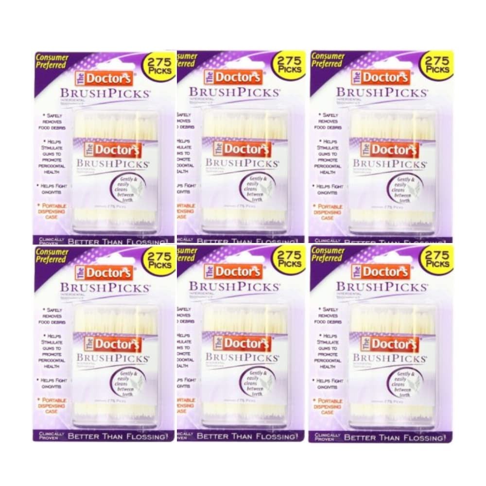 Interdental Toothpicks Pack of 275 - Gum Stimulating Oral Care Picks