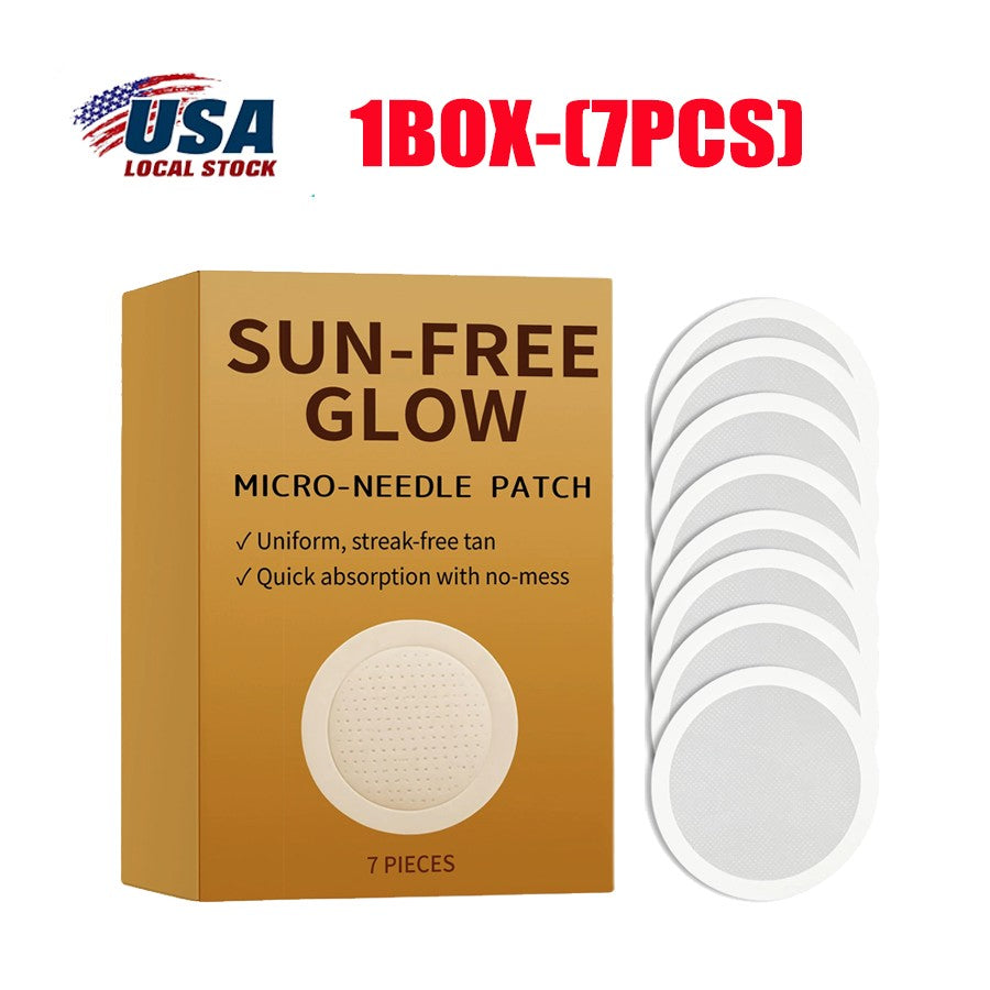 Microneedle Sunless Tanning Patches Natural Self Tanner for Safe Glow
