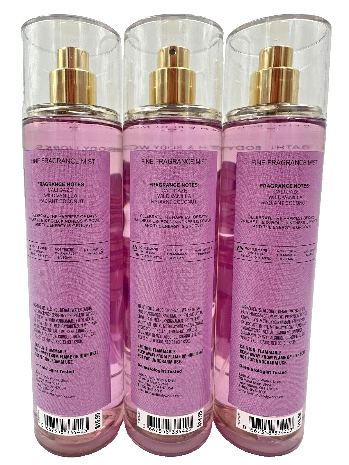Disco Daydream Fragrance Mist Set - 3 x 8 oz Body Spray