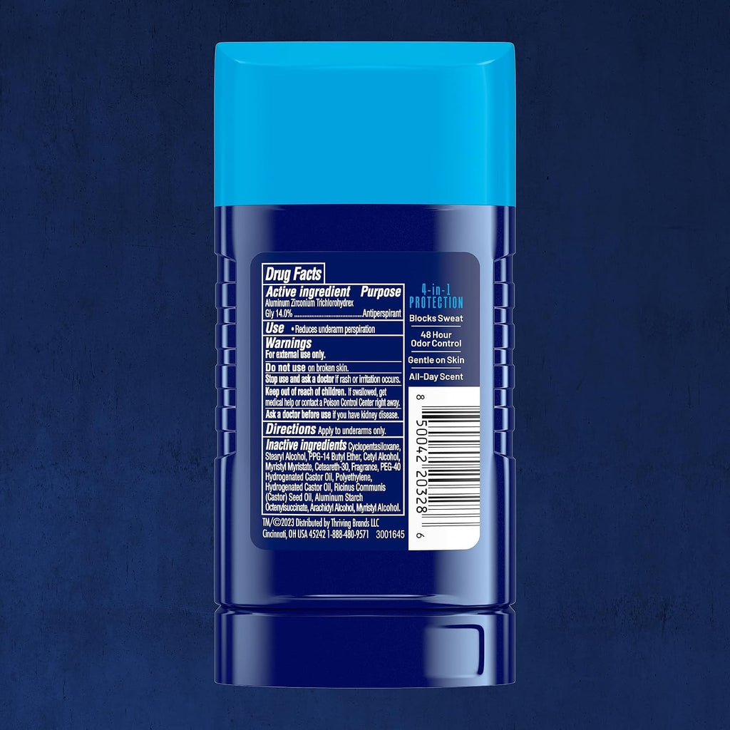 Men's Sport Deodorant Stick - Fresh Scent, 2.6 oz, 6 Pack