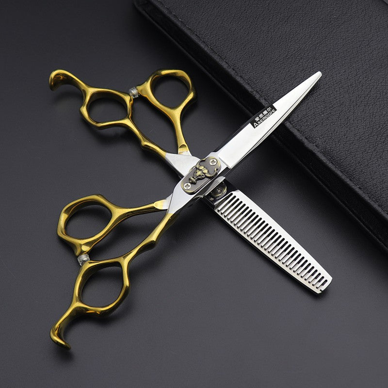 Professional Hair Thinning Scissors & Barber Shears Set - 6 Inch