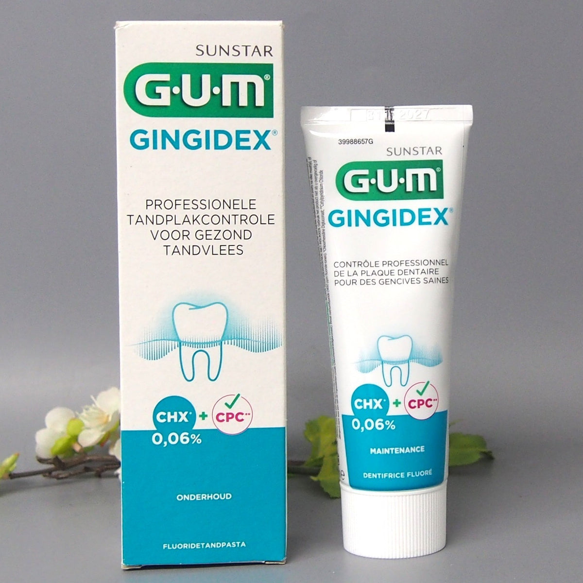 Gum Toothpaste for Sensitive Gums - 3 Pack 75ml with Anti-Plaque Formula