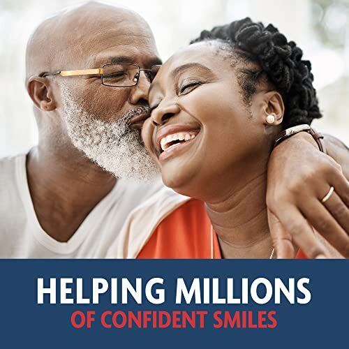 Denture Adhesive Seals - Zinc-Free, All-Day Secure Fit for Upper Dentures
