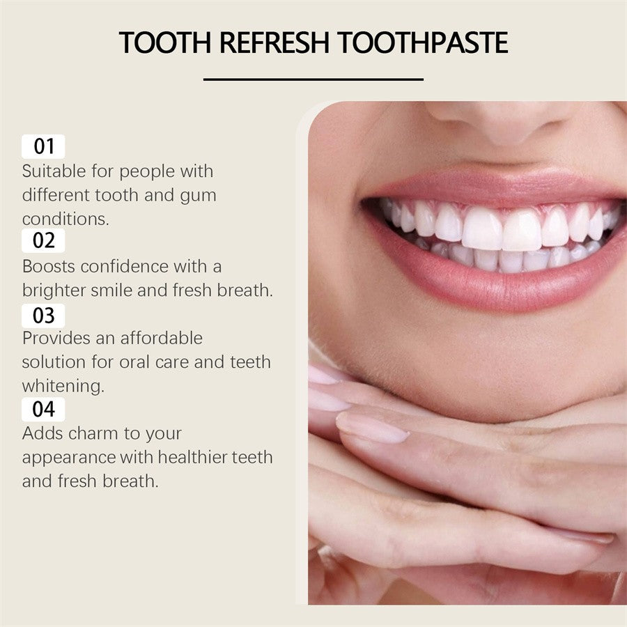 Natural Toothpaste for Sensitive Teeth & Bad Breath - Pack of 1-3