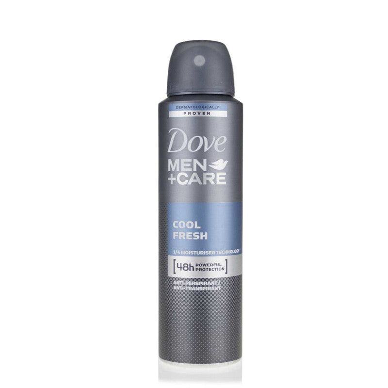 Dove Men Antiperspirant Deodorant Spray 72HR Protection 150ml (12 Pack)