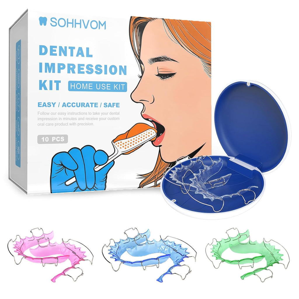 Custom Clear Retainer for Upper & Lower Teeth - Durable, Adjustable, Breathable