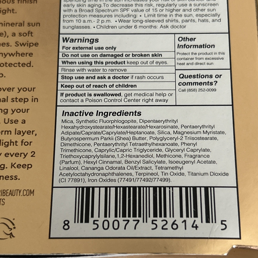 Sun Veil SPF 30 Illuminating Sunscreen by Kopari - Broad Spectrum, Exp 2028
