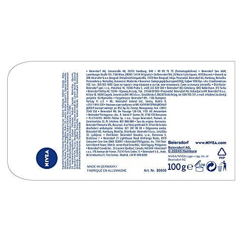 Nivea Creme Soft Bar Soap Pack of 6 - Gentle Moisturizing Hand Cleanser