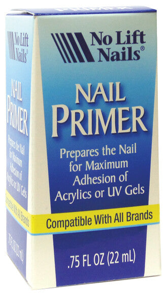 No Lift Nails Primer - 0.75oz Nail Adhesion & Dehydrator for Acrylics