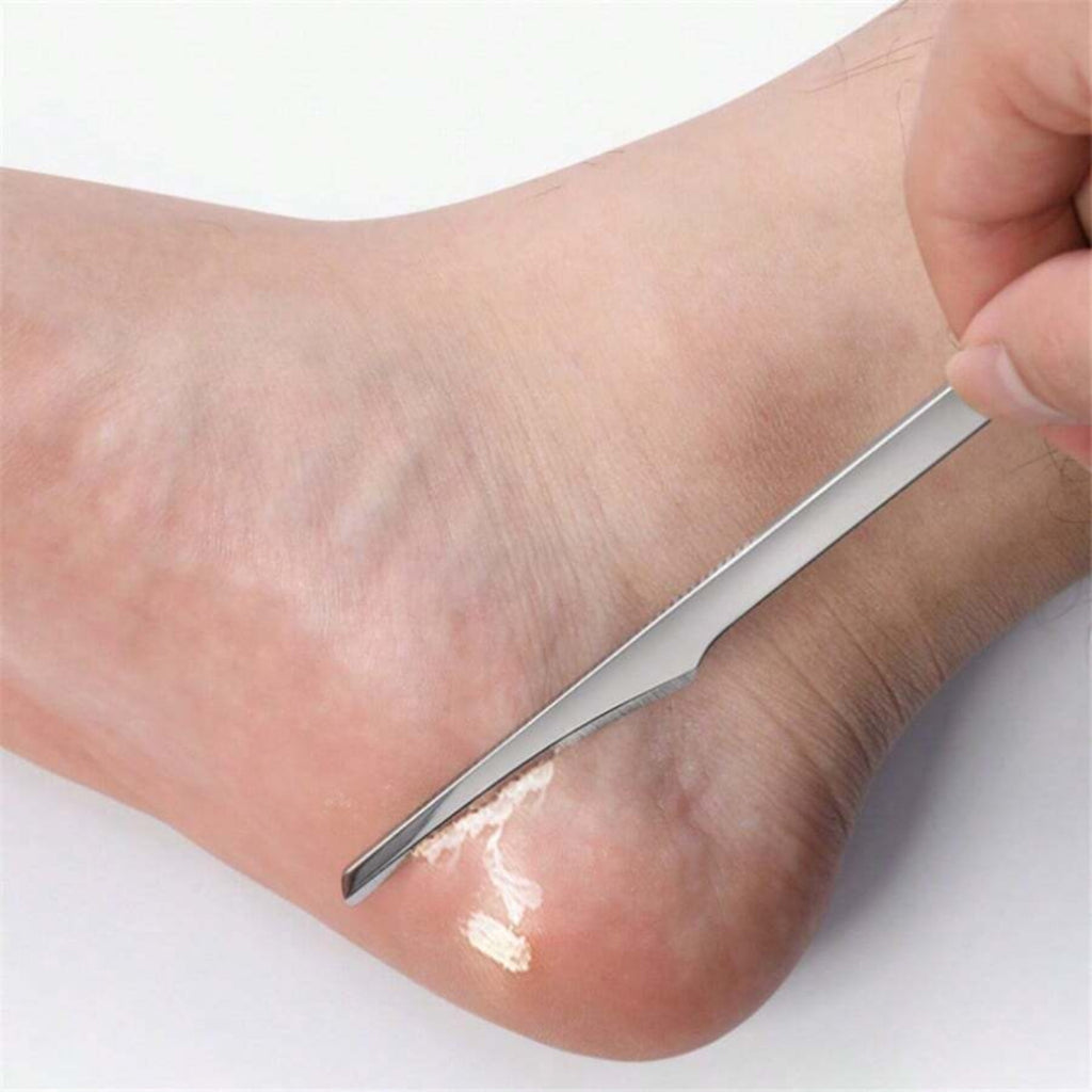2-Pack Foot Heel Scraper Callus Remover for Pedicure & Foot Care