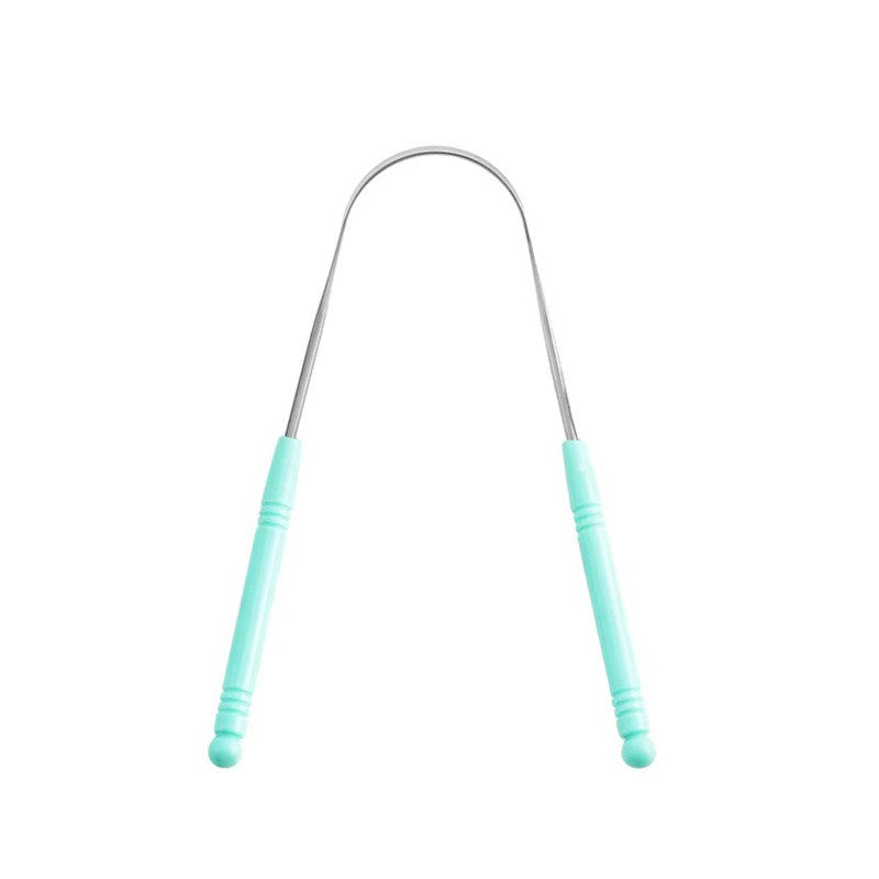 Stainless Steel Tongue Scraper for Fresh Breath Oral Care - Durable & Portable