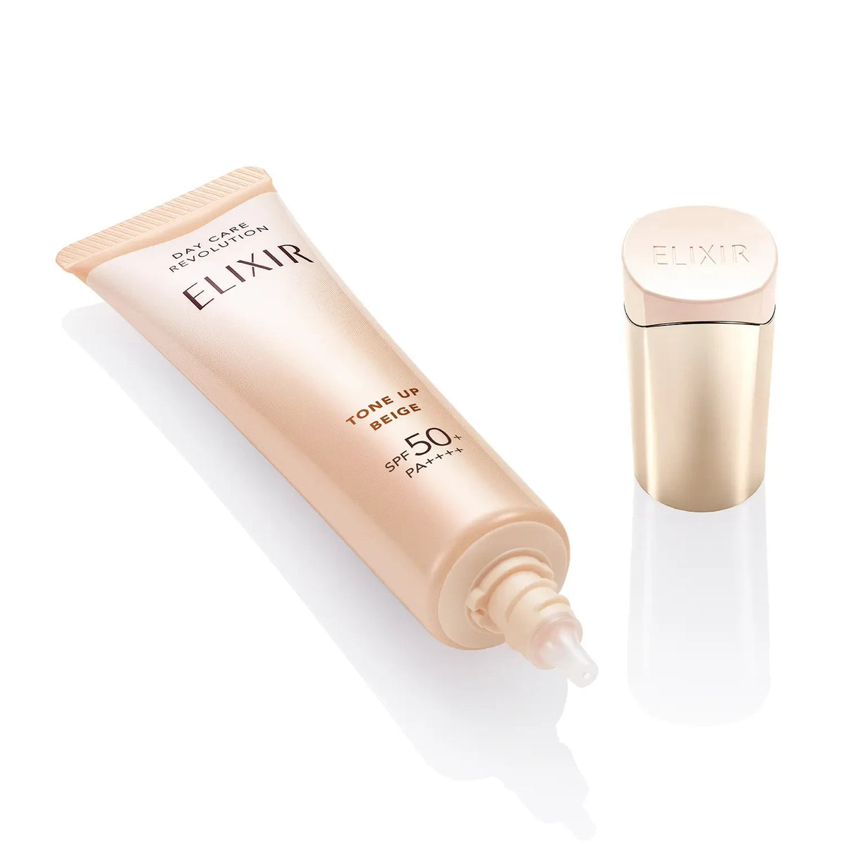 Shiseido Elixir Day Care Revolution Tone Up Beige SPF50+ PA++++ 35g Moisturizer Primer