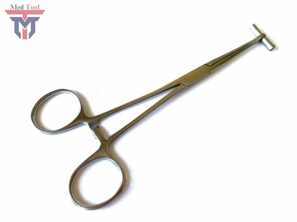 Septum Clamp Forceps 6" Piercing Jewelry Tweezers Eyebrow Nose Tongue Nipple